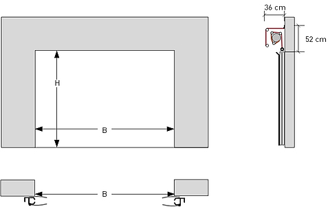 Dimensiones de la Tectura Stabitor - Dibujo técnico con dimensiones