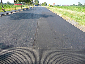 Rehabilitación completa de carreteras con la malla de refuerzo HaTelit BL