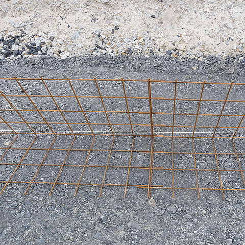 Robusta rejilla de acero para Fortrac PANEL - Kit de construcción Huesker Robusta rejilla de acero - Componentes Huesker