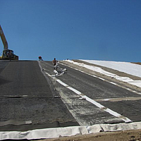 Application of the mineral drainage layer